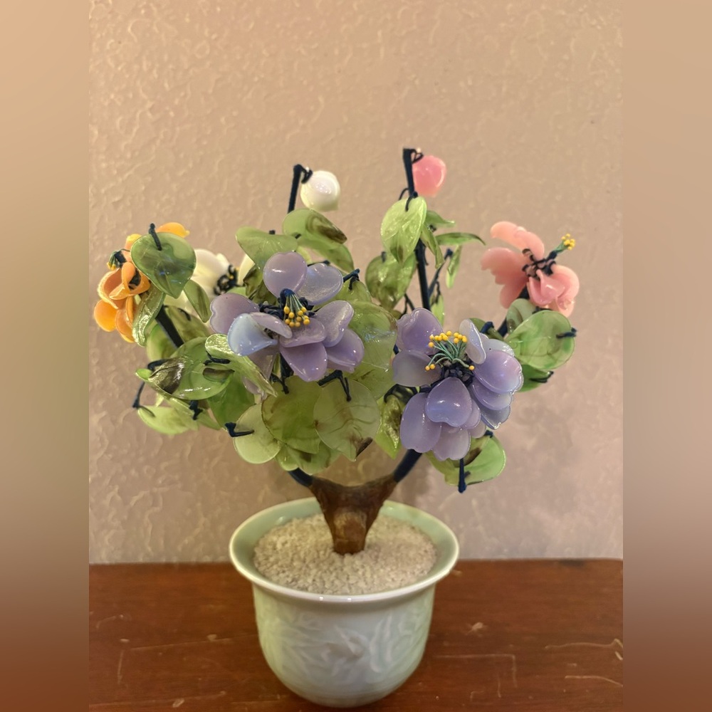 Vintage Jade Bonsai Tree - Picture 9 of 15